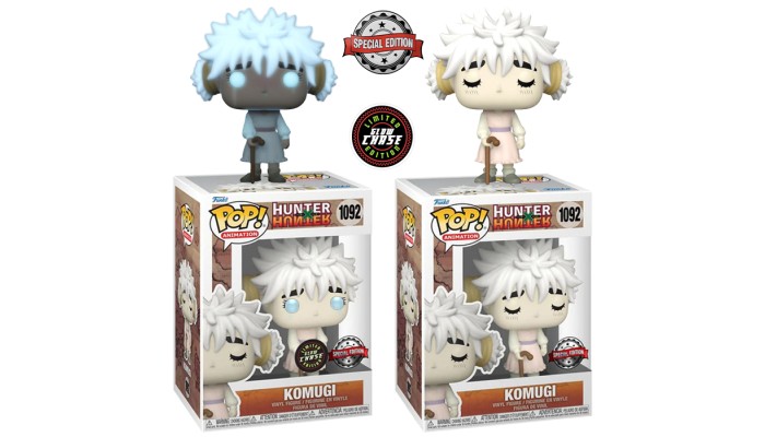 FUNKO POP! Hunter x Hunter Komugi 1092 Bundle Common+CHASE buy EXCLUSIVE